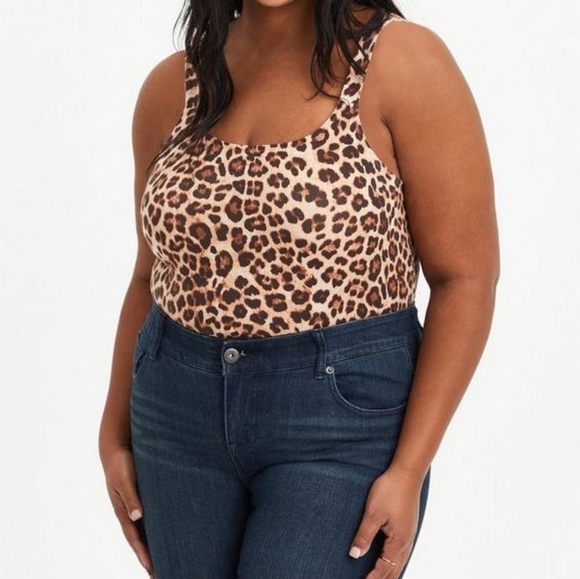 TORRID Foxy Cheetah Print Wide Strap Tank - Picture 6 of 8